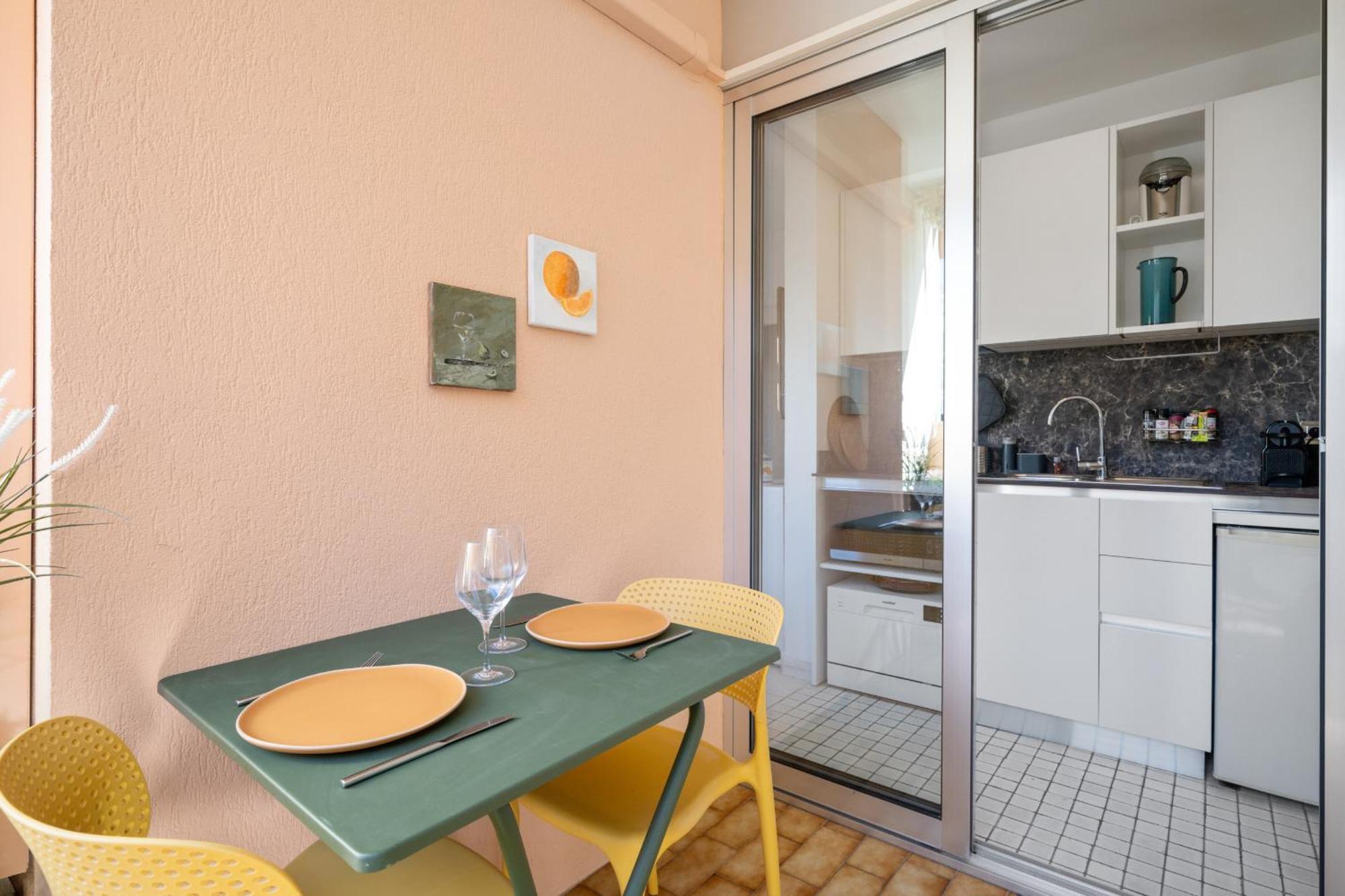 "Charmant Studio" Plein Centre, Calme, Terrasse Μεντόν Εξωτερικό φωτογραφία