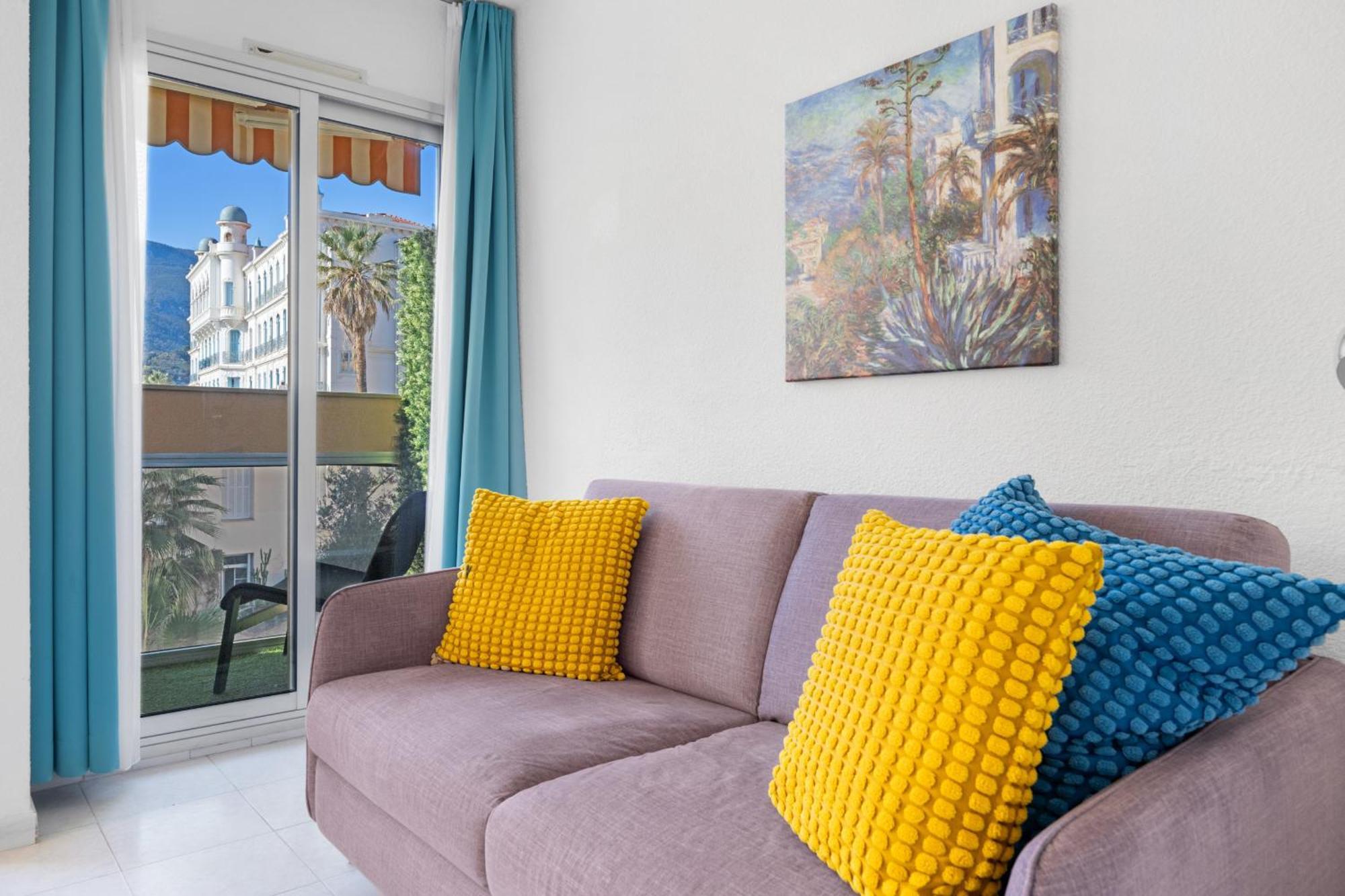 "Charmant Studio" Plein Centre, Calme, Terrasse Μεντόν Εξωτερικό φωτογραφία