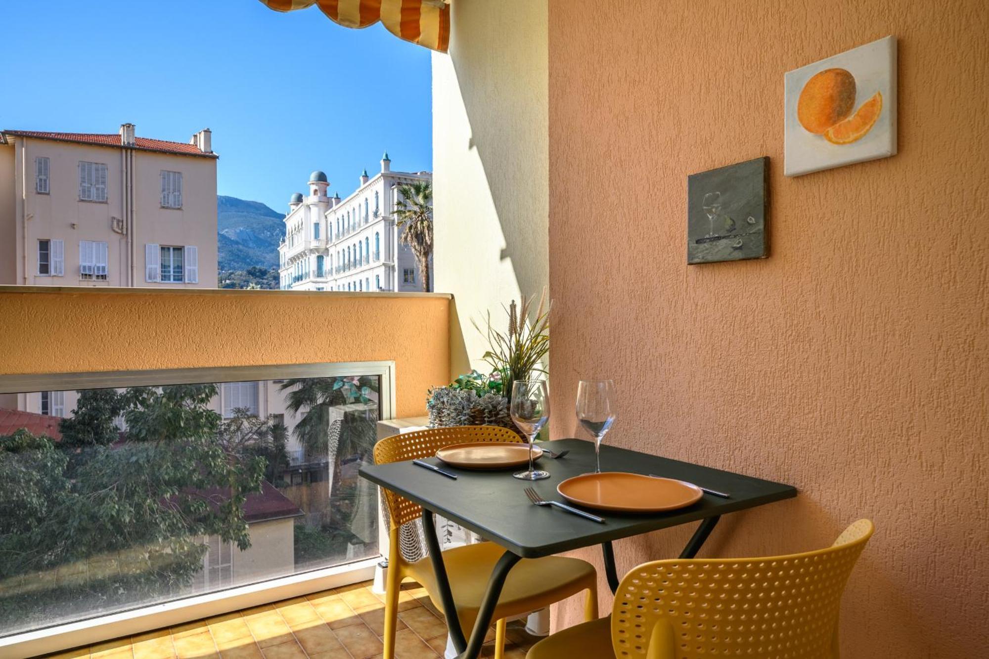 "Charmant Studio" Plein Centre, Calme, Terrasse Μεντόν Εξωτερικό φωτογραφία