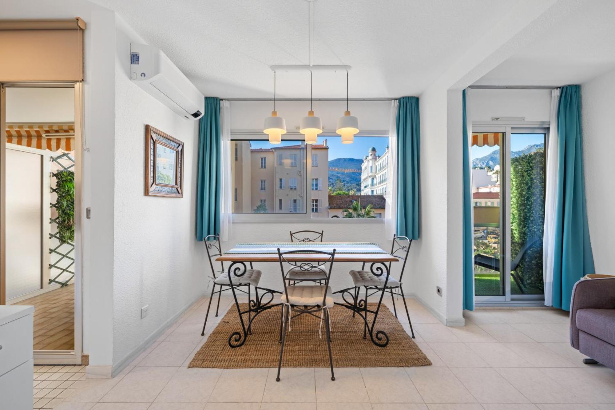 "Charmant Studio" Plein Centre, Calme, Terrasse Μεντόν Εξωτερικό φωτογραφία